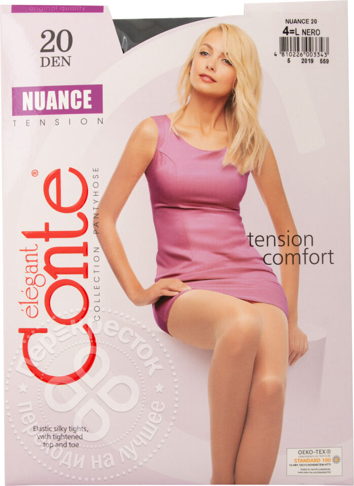 Kolgotki Conte Elegant Nuance 20 Nero Razmer 4 Nero Chernyj Kupit Za 6 R Sku6408650